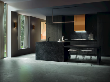 LITHOS CARBON - Porcelain stoneware wall/floor tiles with stone effect by COTTO D'ESTE - view 2